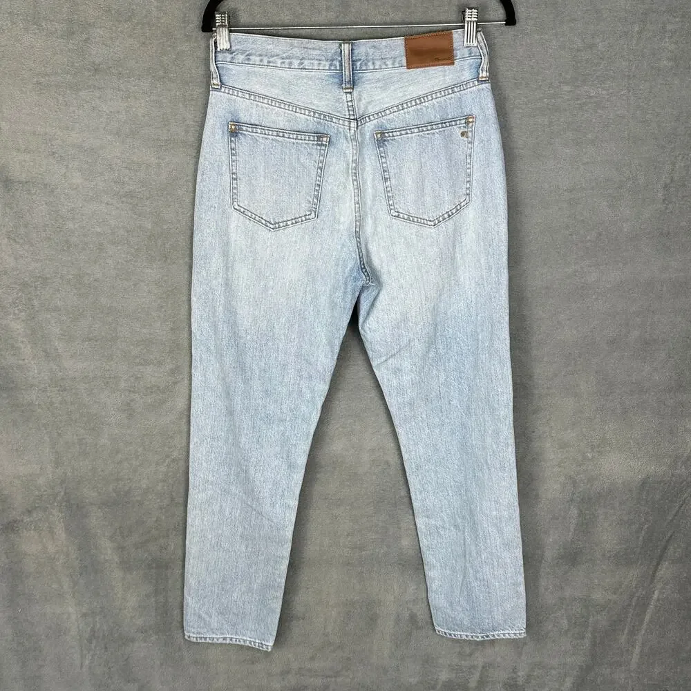 Madewell Jeans Womens 27 Blue Perfect Summer Jean Light Wash High Rise Denim - Picture 5 of 12